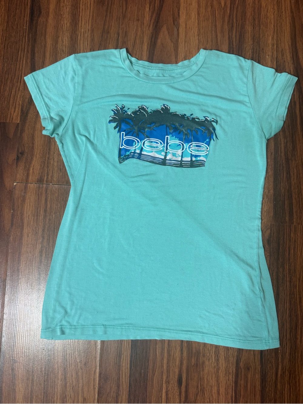 Turquoise Bebe Women’s Shirt Size Large